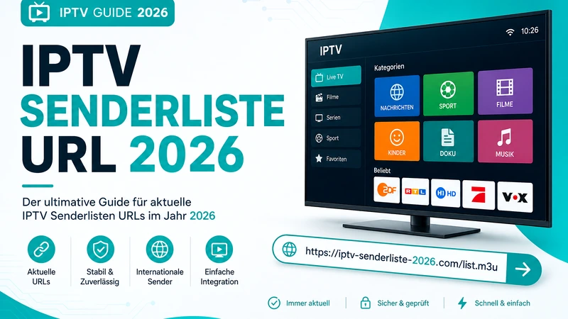 IPTV Senderliste URL 2026 — Sofort einsatzbereit