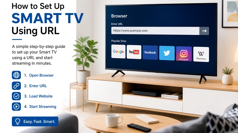 URL auf Smart TV einrichten 2026