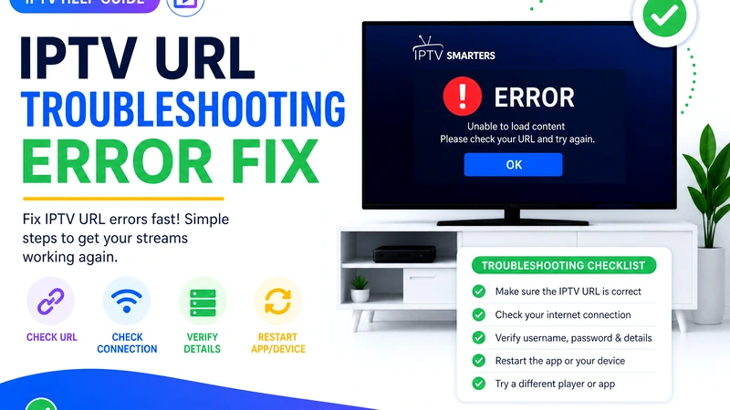 IPTV URL Fehlerbehebung 2026